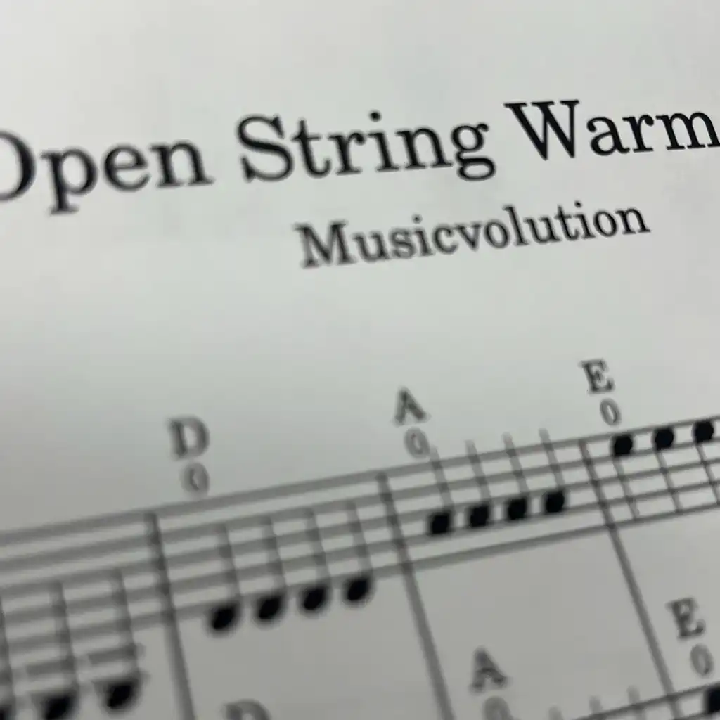 OPEN STRING WARM UP
